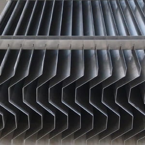  AHS-TLS1: Stainless steel vane type plate demister pad